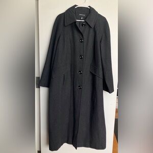 London Fog Black Trench Coat
